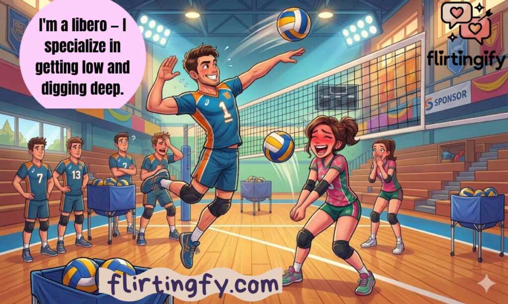 Dirty Volleyball Pick-Up Lines