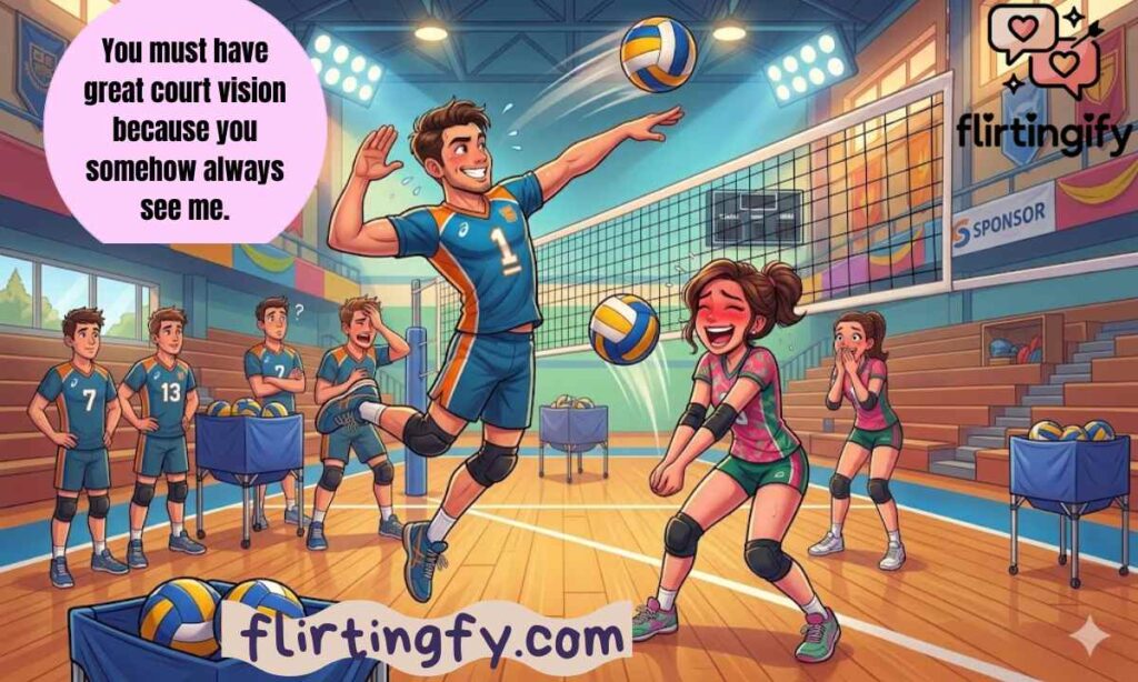 Pick-Up Lines for Volleyball Players