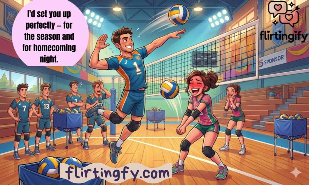 Volleyball Pick-Up Lines for Homecoming