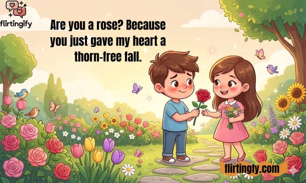 Cheesy Flower Pick Up Lines