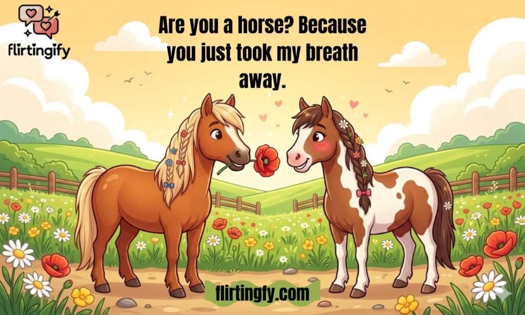 Cheesy Horse Pick Up Lines