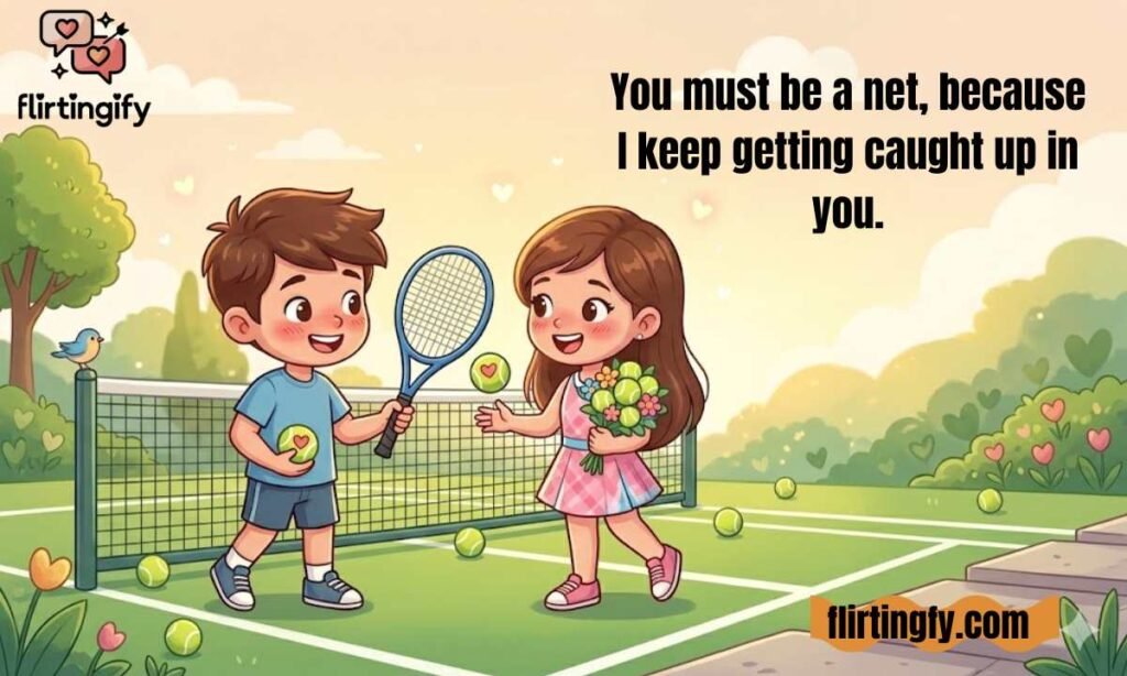 Cheesy Tennis Pick Up Lines