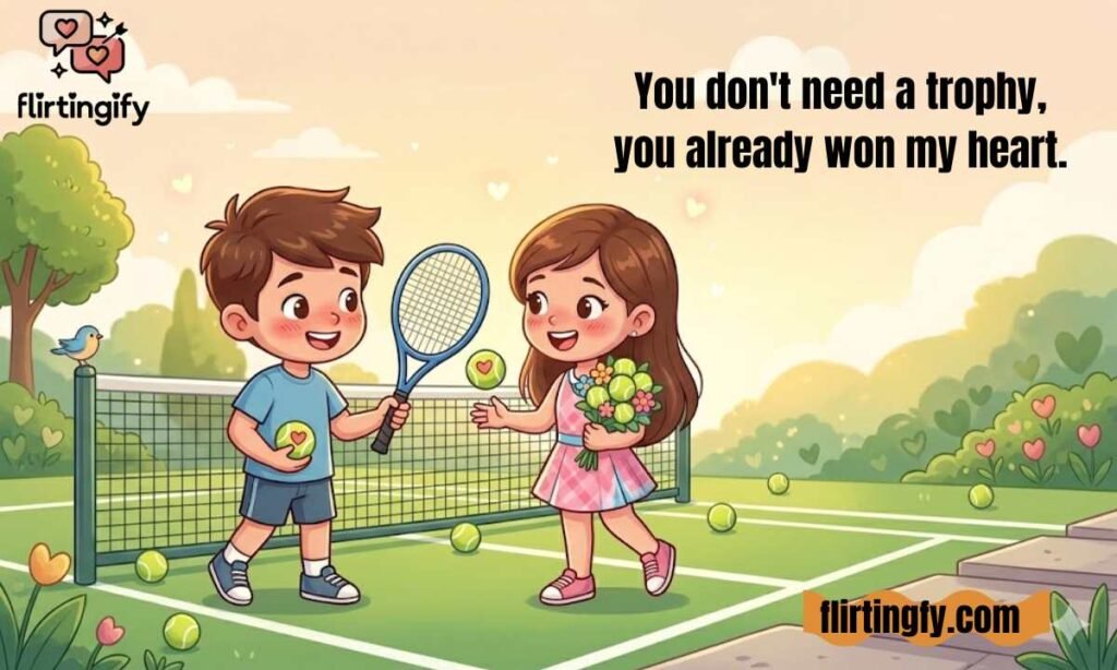 Cute Tennis Pick Up Lines