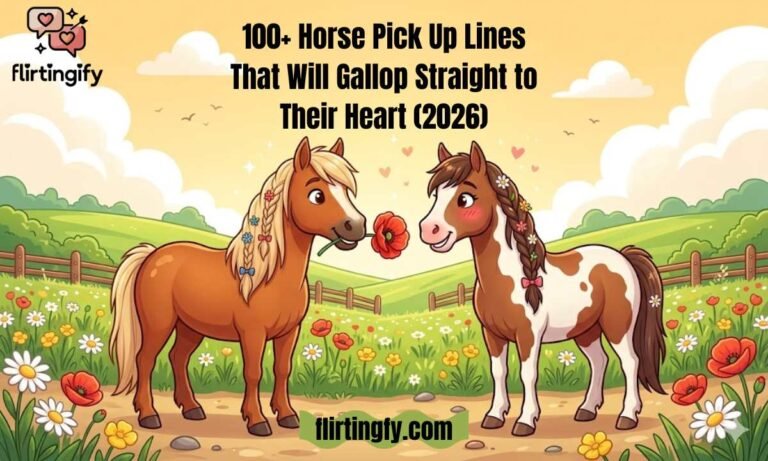 horse pick up lines