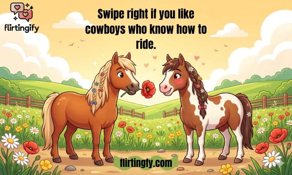 Horse Pick Up Lines for Tinder