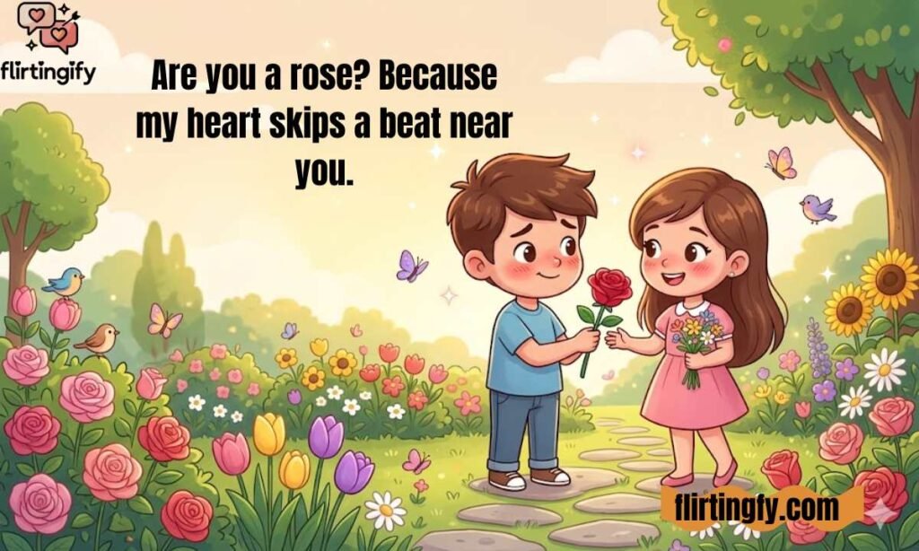 Romantic Flower Pick Up Lines
