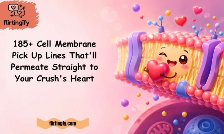 Cell Membrane Pick Up Lines