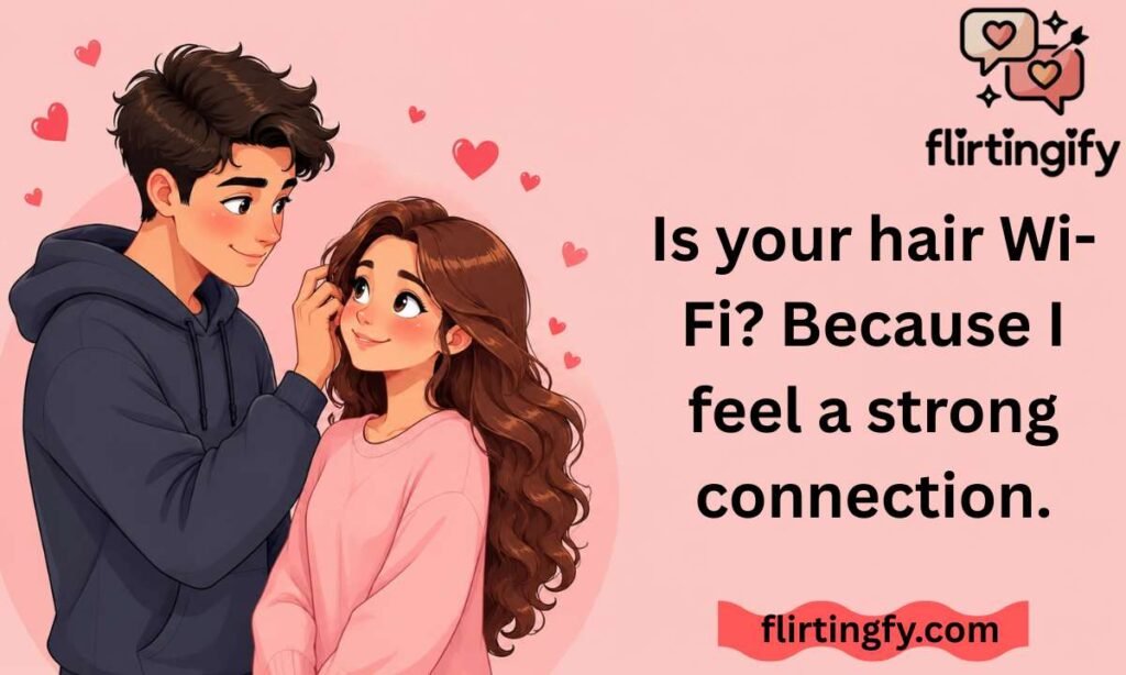 Funny and Cheesy Hair Pick Up Lines