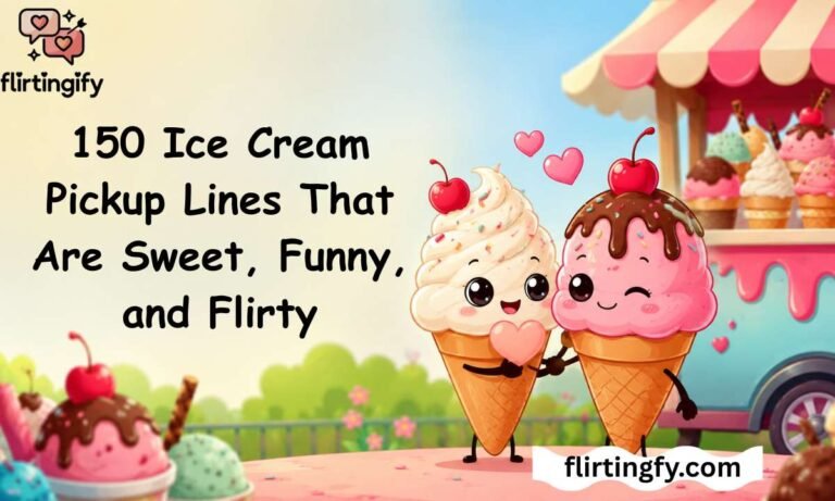 ice cream pickup lines
