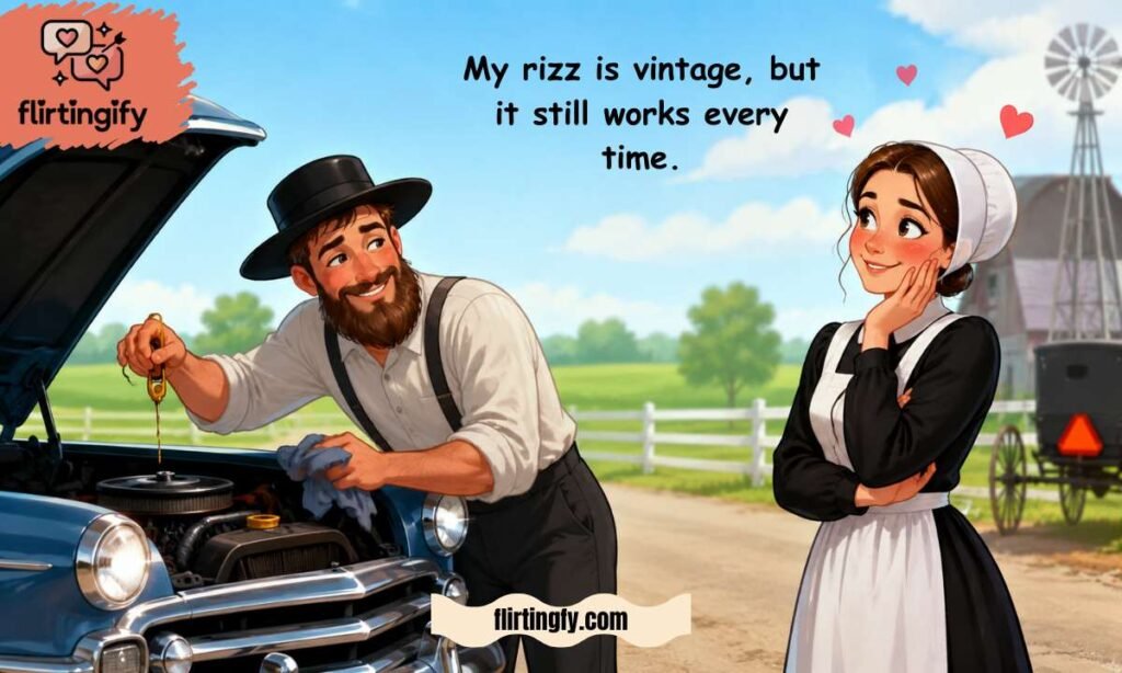 Modern Rizz Meets Amish Energy