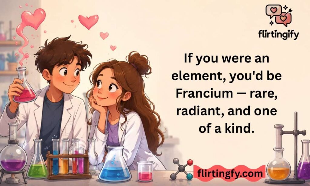 Romantic Chemistry Pick Up Lines