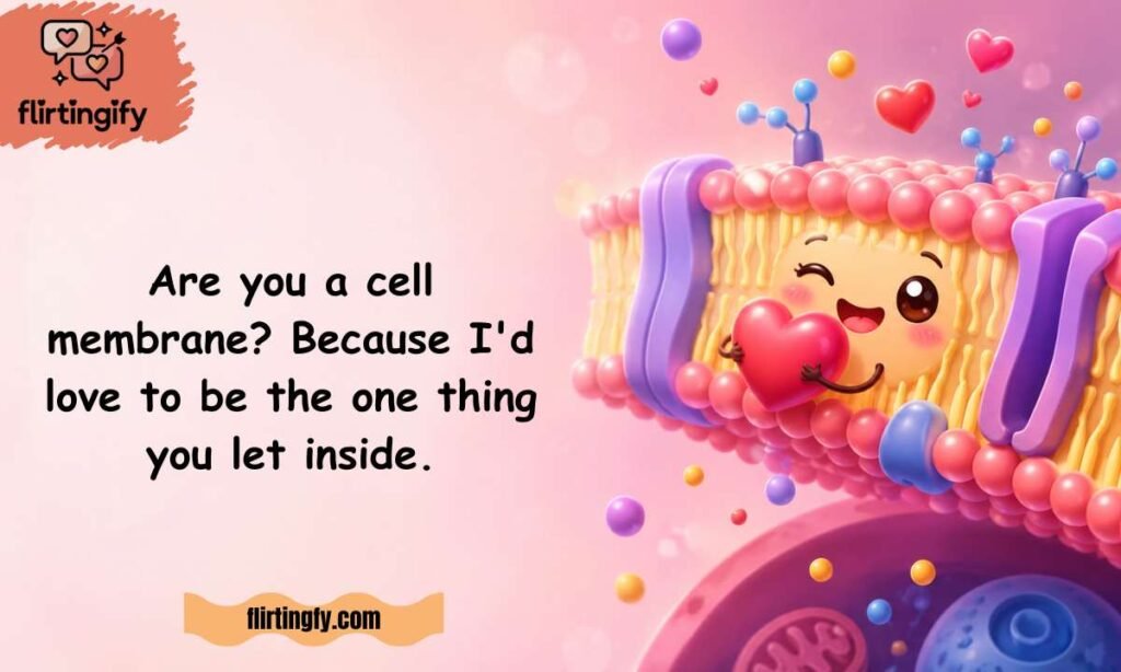 Smooth and Flirty Cell Membrane Pick-Up Lines