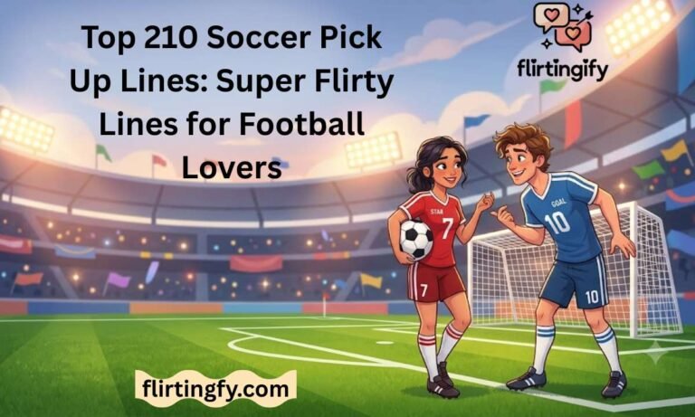 Soccer Pick Up Lines