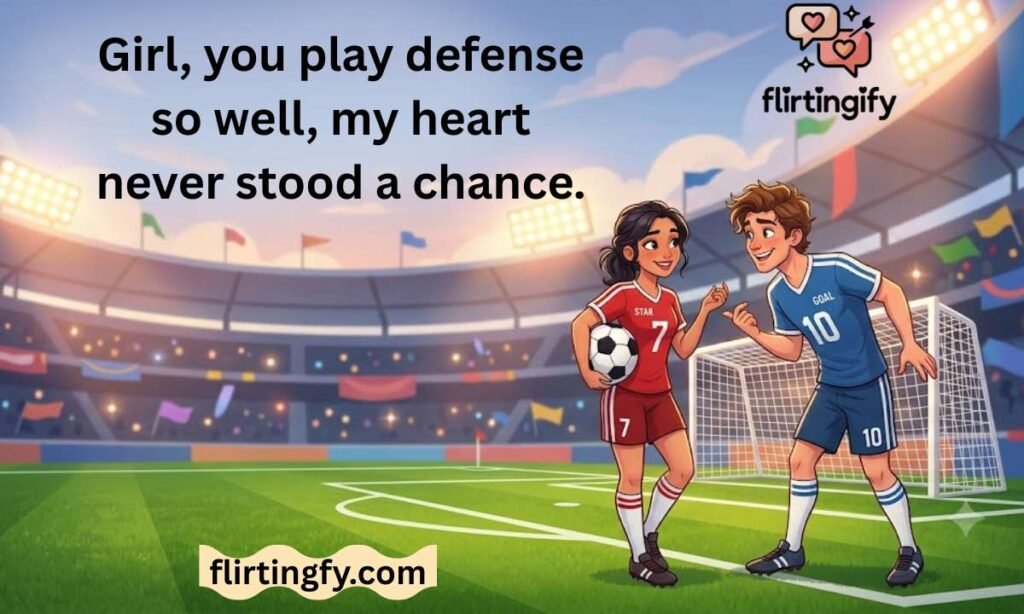 Soccer Rizz Pick Up Lines for Girls