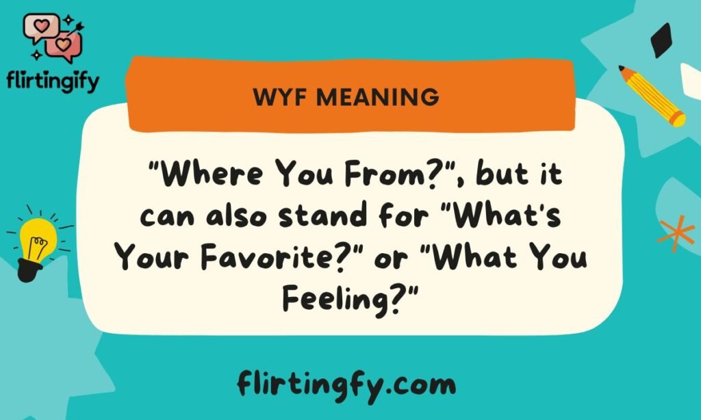 WYF Meaning in Chat Reply