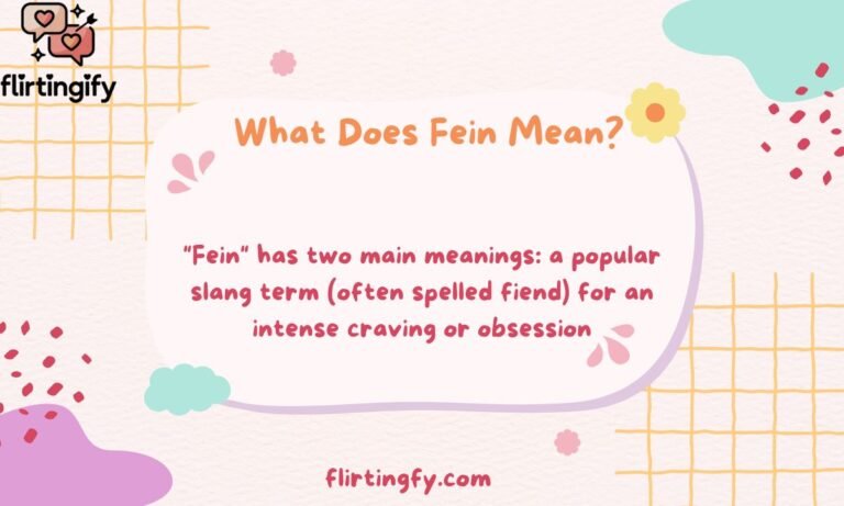 What Does Fein Mean