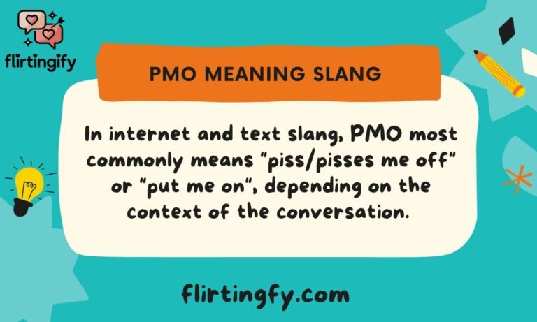 pmo meaning slang